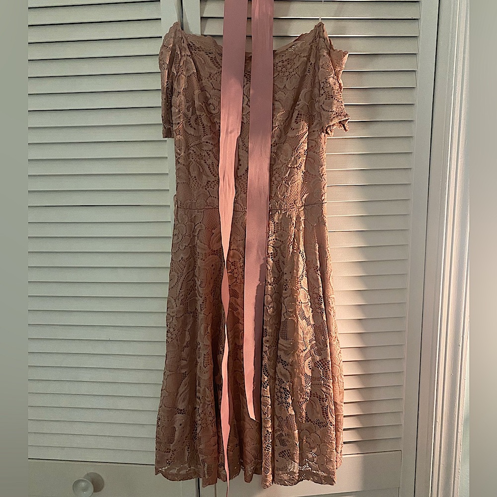 La scala pink dress